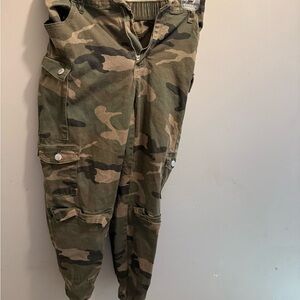 Almost Famous Camouflage Cargo Joggers